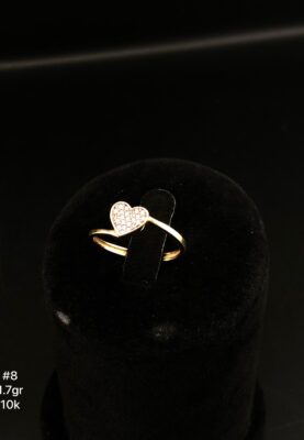 Anillo en oro de 10k de dama
