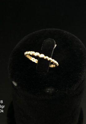 Anillo de dama en oro de 10k