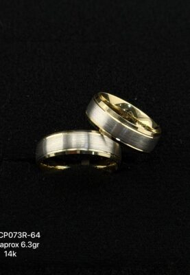 Argolla de matrimonio en 10k y 14k