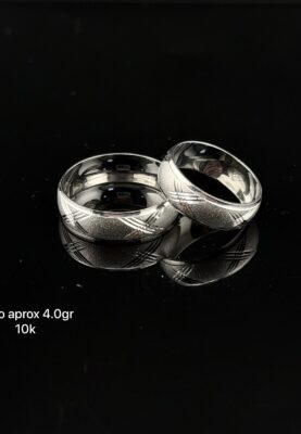 Argollas de matrimonio en 10k y 14k