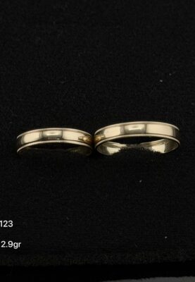 Argollas en oro de 10k y 14k