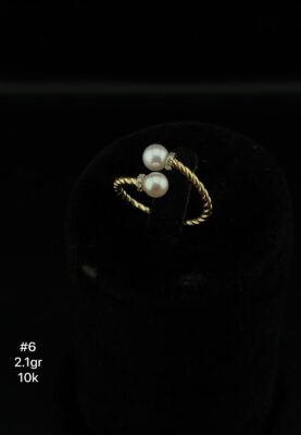 Anillo de dama en oro de 10k