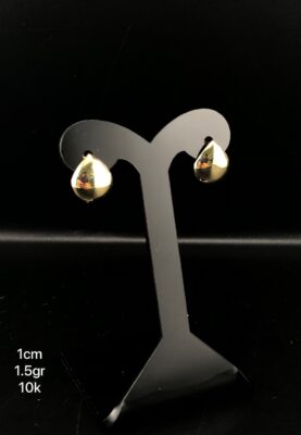 Aretes en oro de 10k
